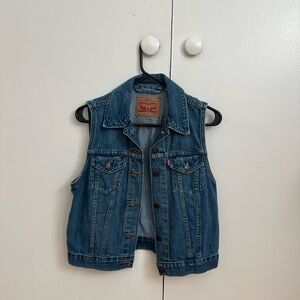 Levi's Classic Blue Denim Vest